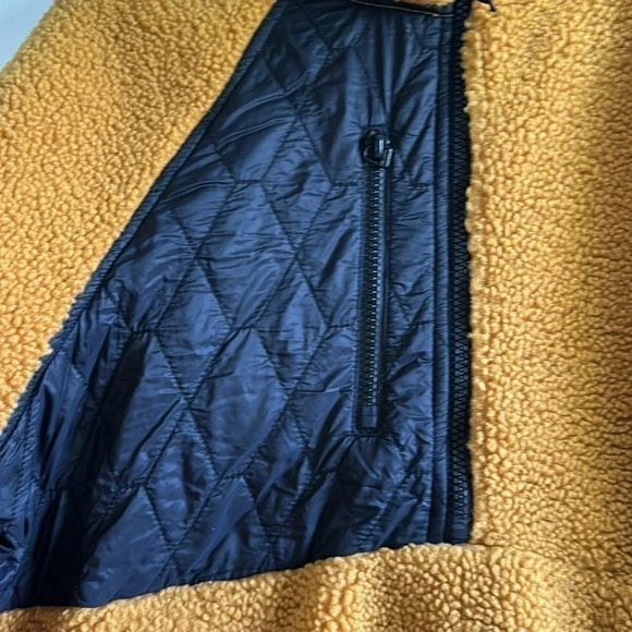 Joy Lab. Amber Yellow Medium Sherpa Fleece Pullover Jacket - Picture 2 of 7